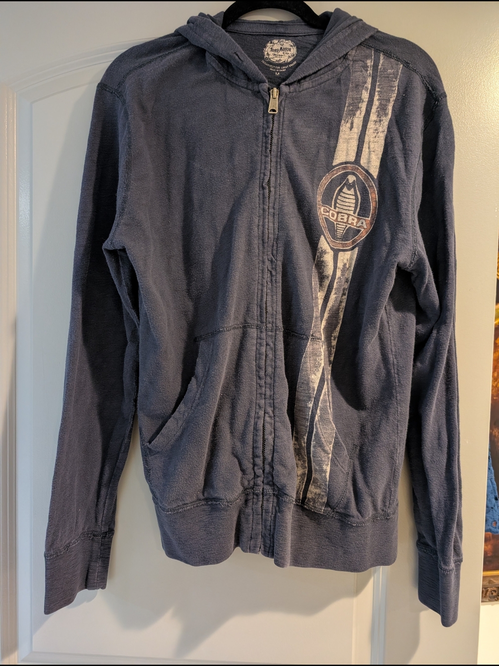 Lucky Brand Navy Graphic Logo Tee
